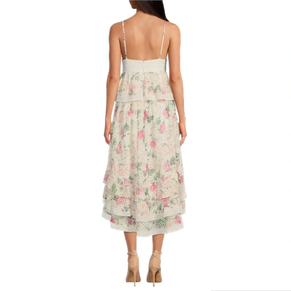 Gianni Bini | Midori Chiffon Dress NWT - Picture 2 of 8